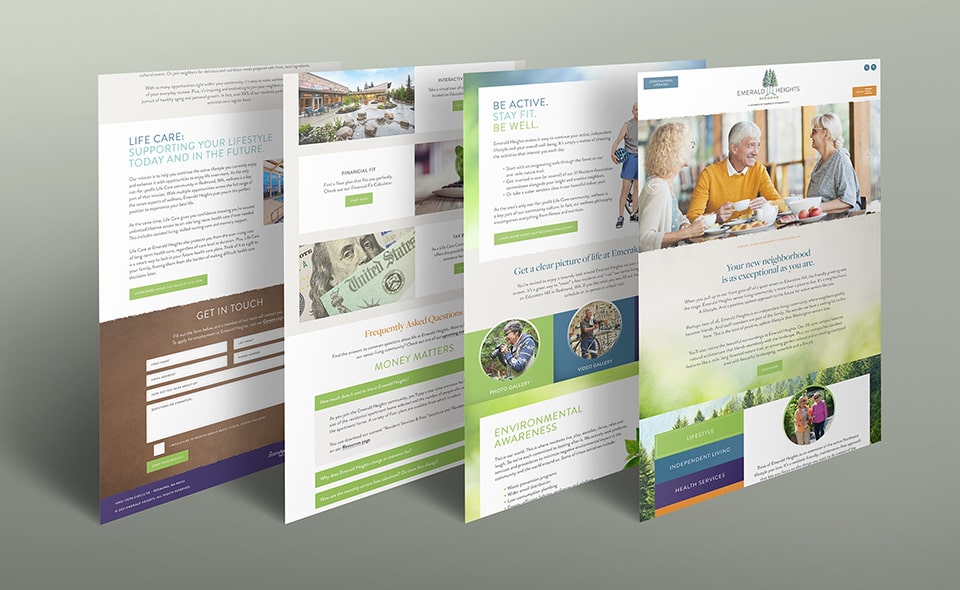 Emerald Heights Website Design - Blake Lookabill Portfolio